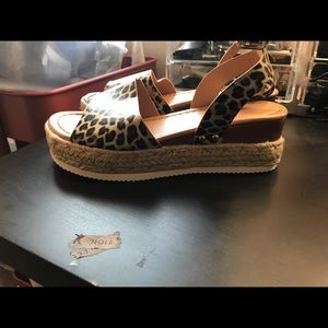 Leopard Espadrilles 8.5